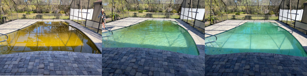 Before and After Rust and Iron Stain Remover Treatment by Periodic Products
